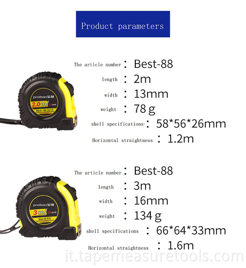 logo personalizzato 2m 3m 5m 7.5m costruttori nastro di misurazione nastro di misurazione in gomma